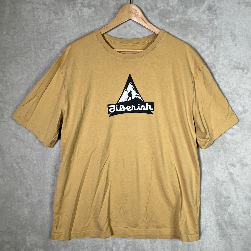 Jiberish Shirt Mens XXL Outdoor Climbing Snow Ski Streetwear Pima Cotton